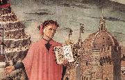 DOMENICO DI MICHELINO Dante and the Three Kingdoms (detail) fdgj oil on canvas